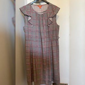 Joe Fresh Plus Size Plaid Sleeveless Dress 2x